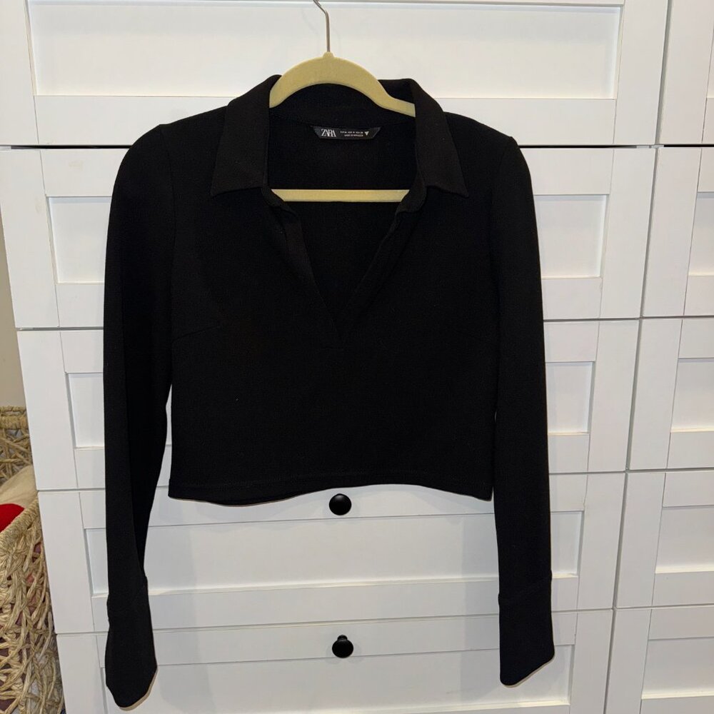 ZARA CROPPED TOP SIZE S